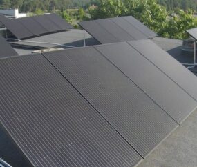 panele fotowoltaiczne na dachu -realizacja