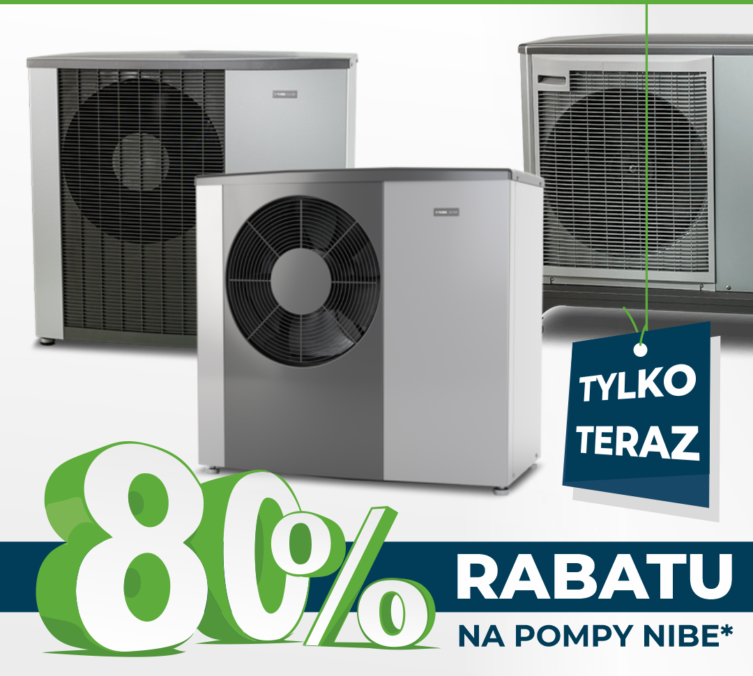 Wyprzedzamy jesień – 80% rabatu na produkty Nibe